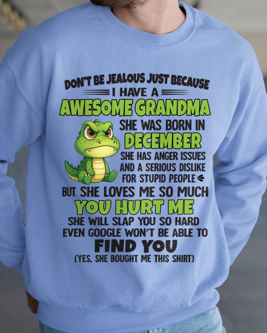 DECEMBER - DON'T BE JEALOUS JUST BECAUSE I HAVE A AWESOME GRANDMA - FROM GRANDMA - TLEE12 (SKU09-116-12)