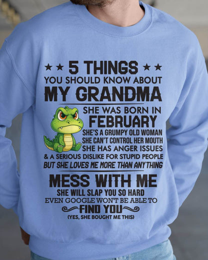FEBRUARY GRANDMAS ARE DIFFERENT - FROM GRANDMA - TLEE02 (SKU10-06-02)