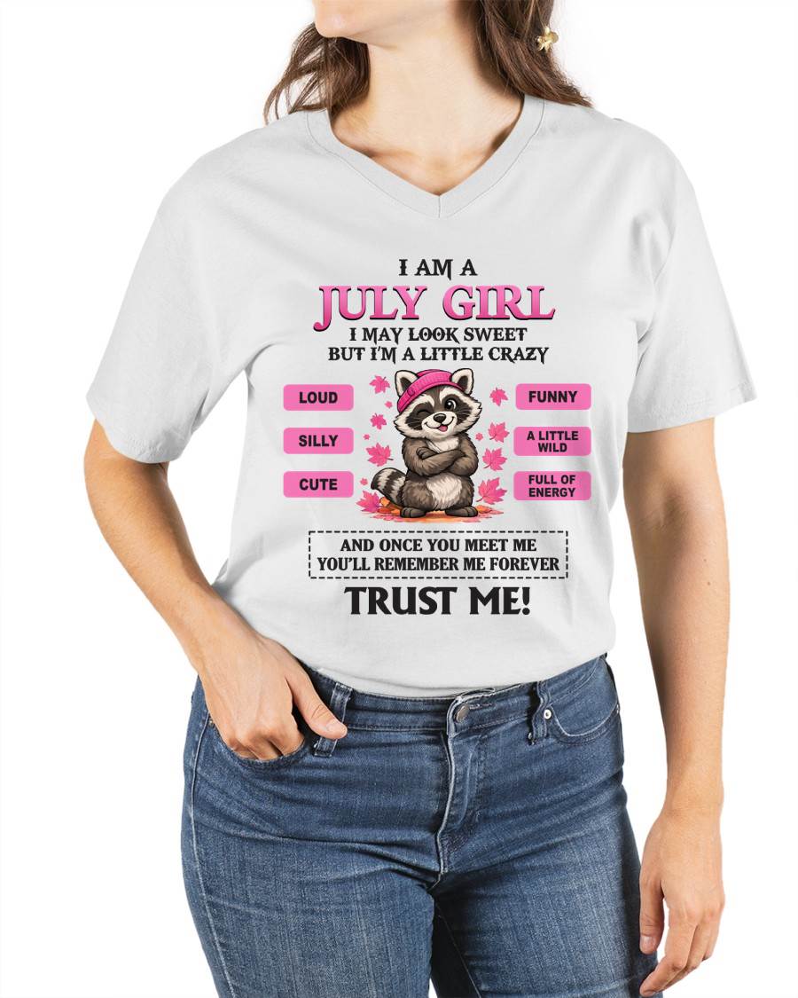 JULY GIRL - I MAY LOOK SWEET BUT I’M A LITTLE CRAZY - FOR WOMEN - TLEE07 (SKU2603-80-07)