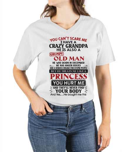 DECEMBER - YOU CAN'T SCARE ME I HAVE A CRAZY GRANDPA HE IS ALSO A GRUMPY OLD MAN - FROM GRANDPA - TLEE12 (SKU09-143-12)