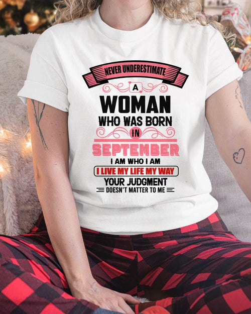 SEPTEMBER - I AM WHO I AM — CONFIDENT, INDEPENDENT, AND UNAPOLOGETIC - FOR WOMEN - TLEE09 (SKU2602-91-09)