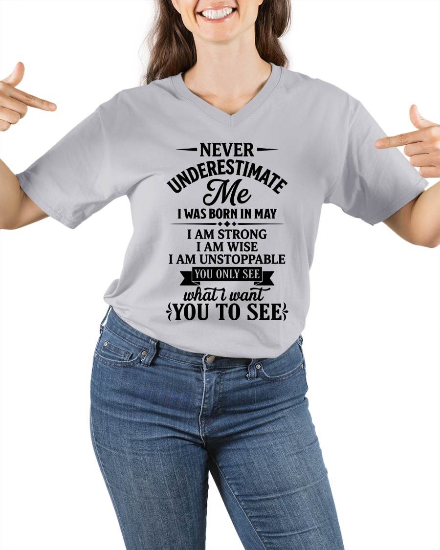 MAY GIRL – NEVER UNDERESTIMATE ME - FOR WOMEN - TLEE05 (SKU2606-91-05)