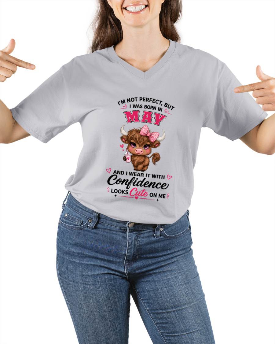 MAY BORN CONFIDENCE TEE - FOR WOMEN - TLEE05 (SKU2608-118-05)