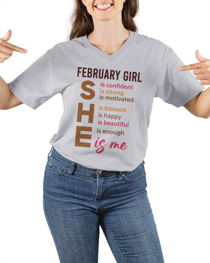 FEBRUARY GIRL - SHE IS ME - FOR WOMEN - TLEE02 (SKU2607-164-02)