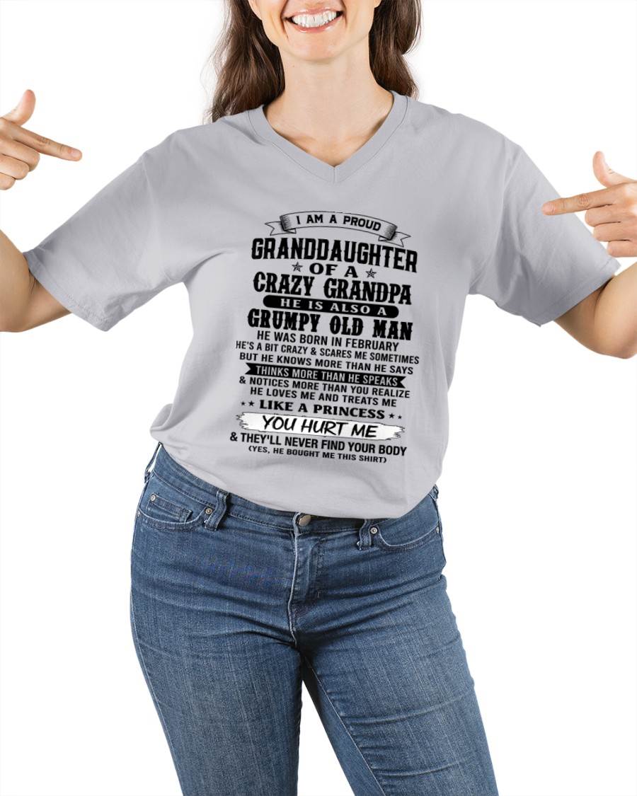 FEBRUARY - PROUD GRANDDAUGHTER OF A CRAZY GRANDPA - FROM GRANDPA - TLEE02 (SKU2607-114-02)