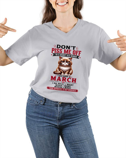 MARCH – ZERO PATIENCE FUNNY CAT - FOR WOMEN - TLEE03 (SKU2608-291-03)