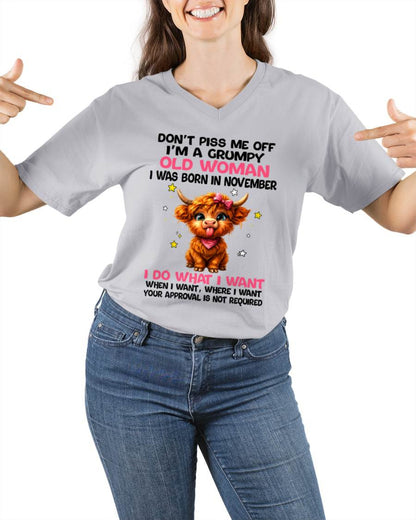 NOVEMBER GRUMPY LADY SHIRT - FOR WOMEN - TLEE11 (SKU2607-215-11)