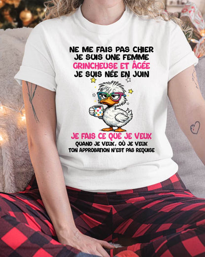 JE SUIS UNE FILLE DE JUIN - POUR FEMME - TLEE06 (SKU2604-117-06)