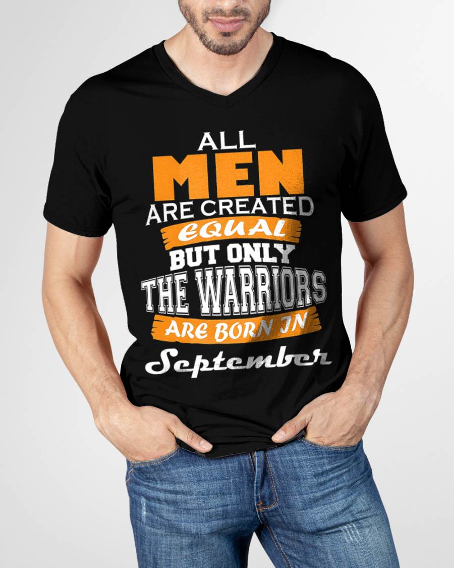 SEPTEMBER WARRIORS ARE NOT CREATED, THEY ARE BORN - FOR MAN - TLEE09 (SKU2605-59-09)