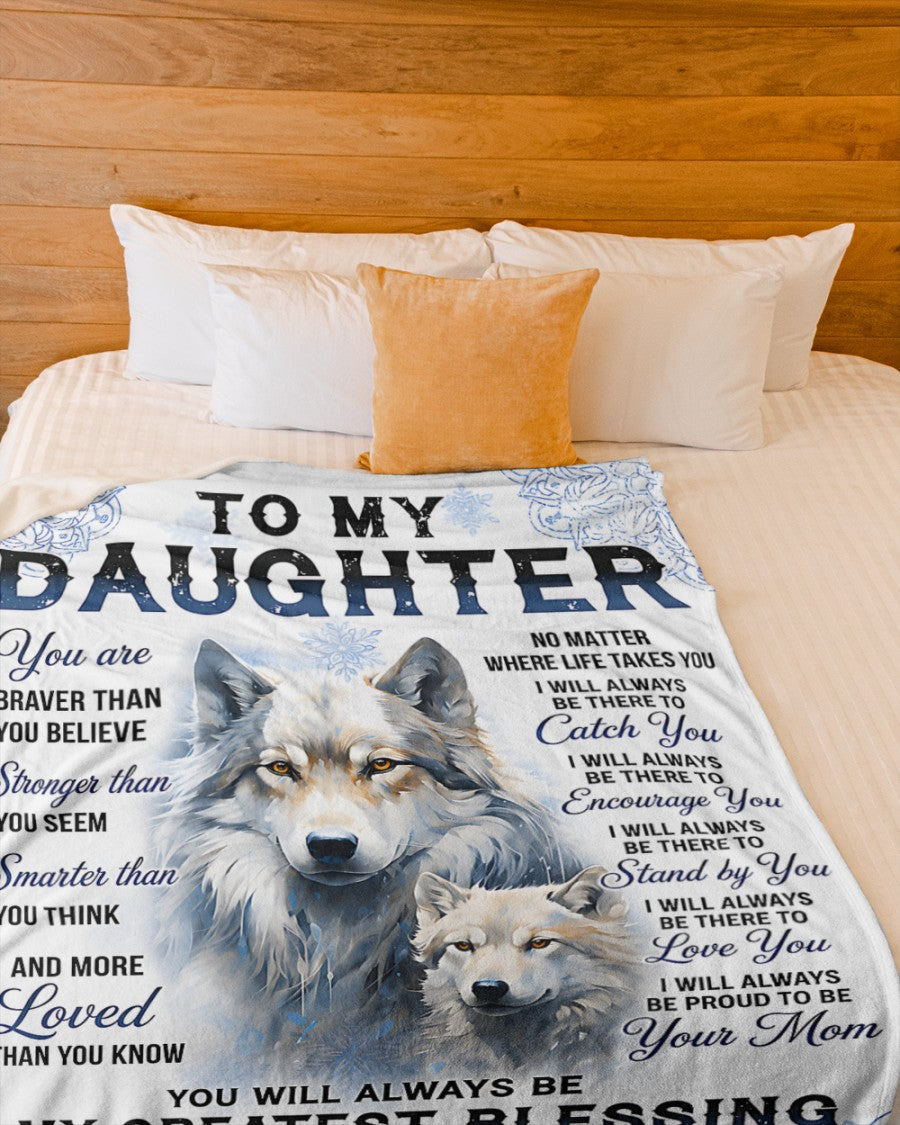 Special Gift For Your Daughter Blanket - From Mom (SKU2607-341)