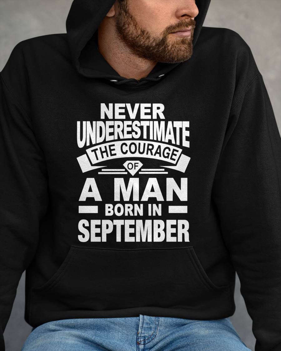 SEPTEMBER BORN MAN : COURAGE STRENGTH & PRIDE - FOR MAN - TLEE09 (SKU2606-126-09)