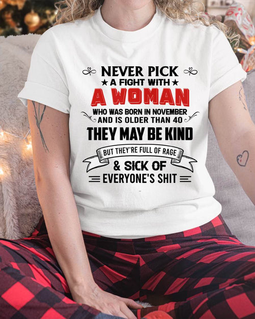 NOVEMBER - I LOOK CALM, BUT I’M DONE EXPLAINING MYSELF - FOR WOMEN - TLEE11 (SKU26T-01304-11)