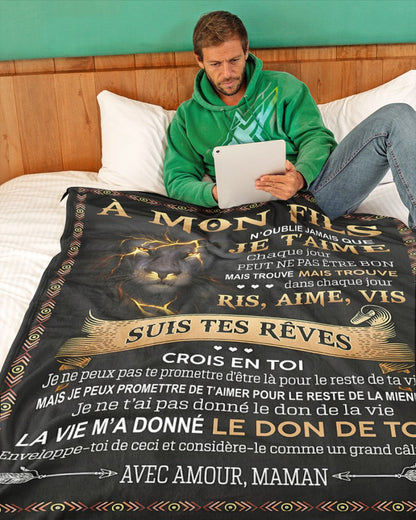 Cadeau Spécial Pour Ton Fils Couverture - De Maman (SKUB09-131)