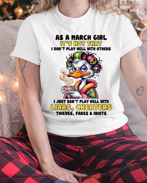 MARCH GIRL - I PLAY NICE JUST NOT WITH EVERYONE - FOR WOMEN - TLEE03 (SKU2604-27-03)