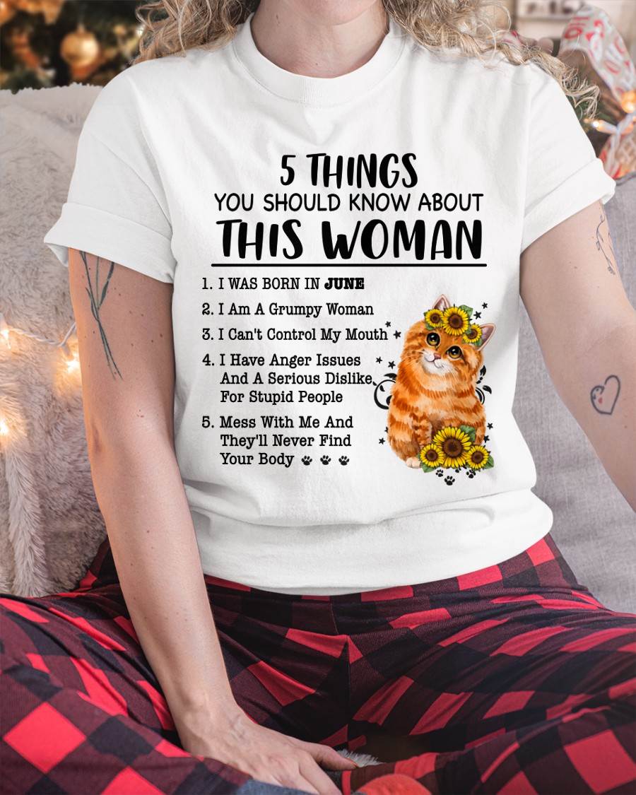 JUNE - 5 THINGS YOU SHOULD KNOW ABOUT THIS WOMAN - FOR WOMEN - TLEE06 (SKU2602-186-06)