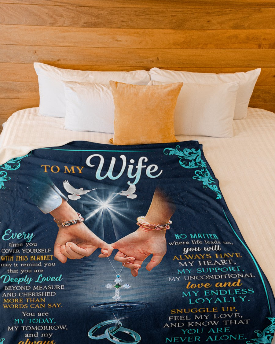 Special Gift For Your Wife Blanket - From Husband (SKU2607-129)