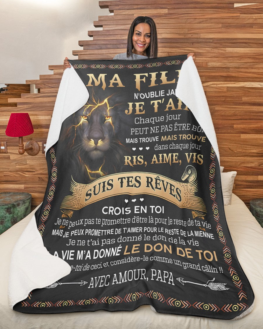 Cadeau Spécial Pour Ta Fille Couverture - De Papa (SKUB09-91)