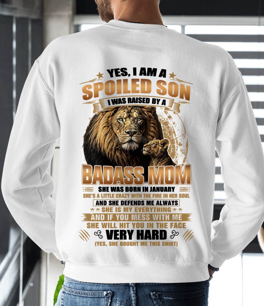 JANUARY MOM GIFT FOR SON SHIRT - FROM MOM - TLEE01 (SKU2605-404-01)