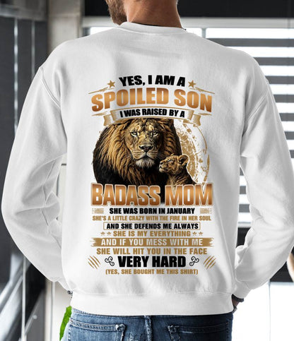 JANUARY MOM GIFT FOR SON SHIRT - FROM MOM - TLEE01 (SKU2605-404-01)