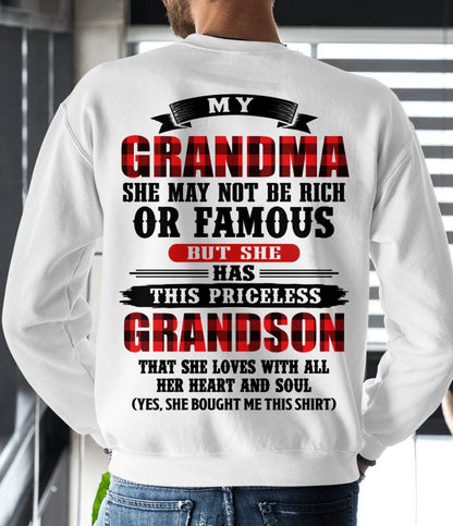 HER PRICELESS GRANDSON - FROM GRANDMA - TLEE00 (SKU2606-337-00)