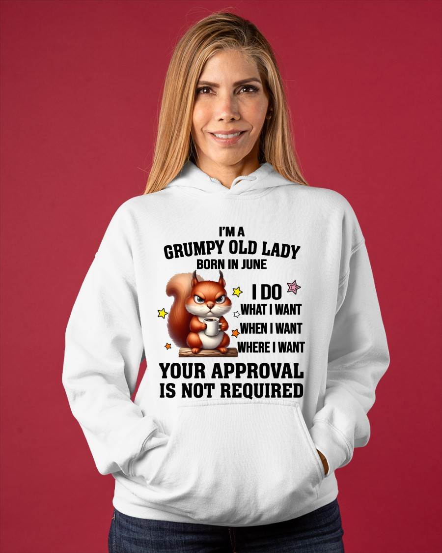 JUNE BORN WOMEN DON’T NEED APPROVAL TEE - FOR WOMEN - TLEE06 (SKU2605-211-06)
