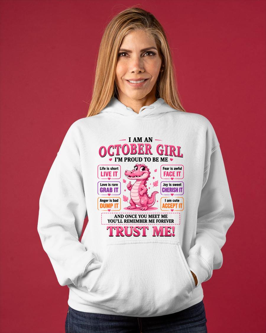 OCTOBER GIRL CUTE ALLIGATOR TEE - FOR WOMEN - TLEE10 (SKU2607-236-10)