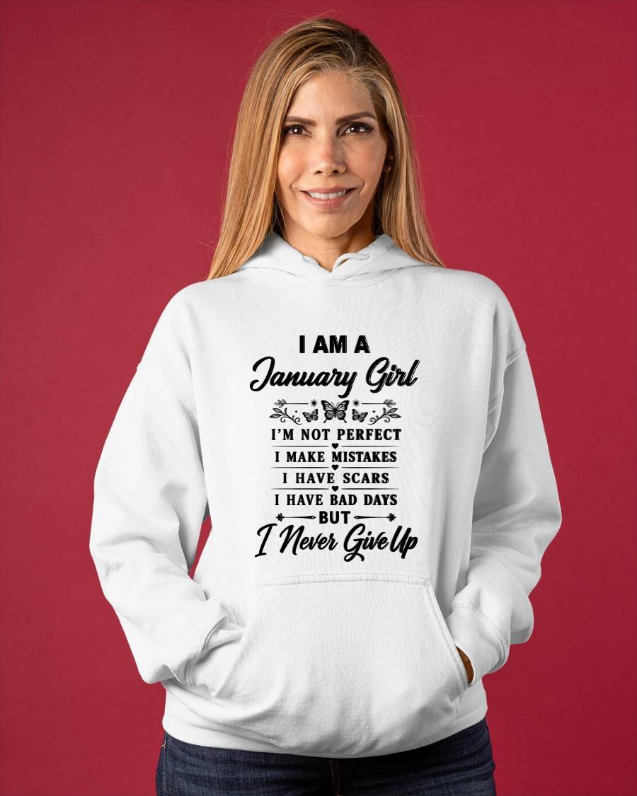 JANUARY GIRL NEVER GIVE UP - FOR WOMEN - TLEE01 (SKU2606-378-01)