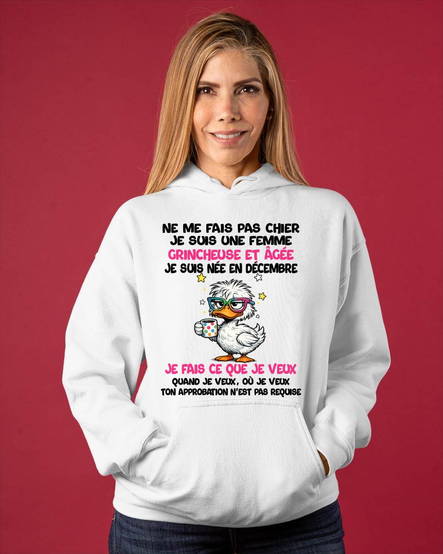 JE SUIS UNE FILLE DE DÉCEMBRE - POUR FEMME - TLEE12 (SKU2604-117-12)