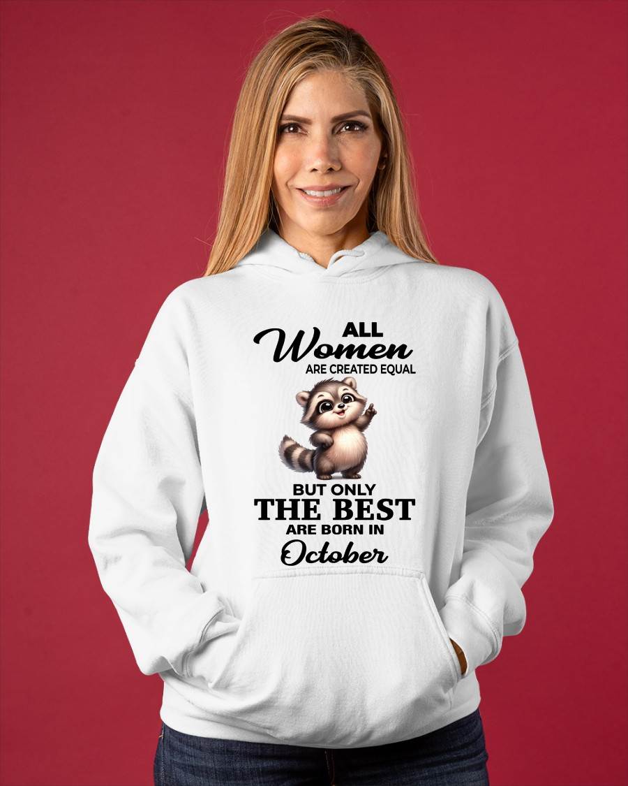 OCTOBER BORN WOMEN ARE THE BEST - FOR WOMEN - TLEE10 (SKU2604-78-10)