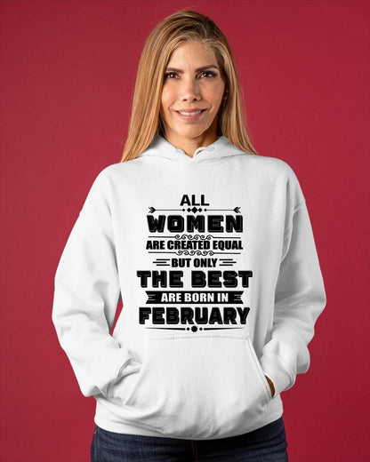 FEBRUARY GIRL – ALL WOMEN ARE CREATED EQUAL - FOR WOMEN - TLEE02 (SKU2604-50-02)