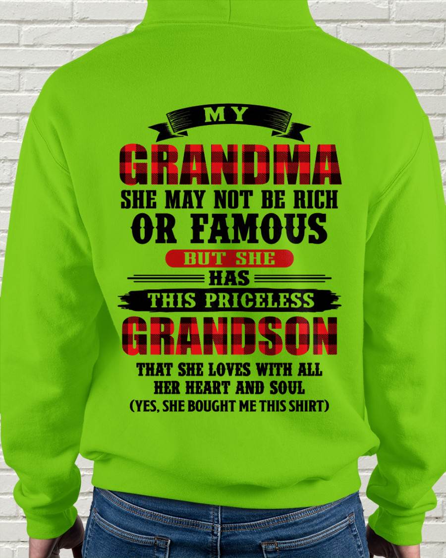 HER PRICELESS GRANDSON - FROM GRANDMA - TLEE00 (SKU2606-337-00)