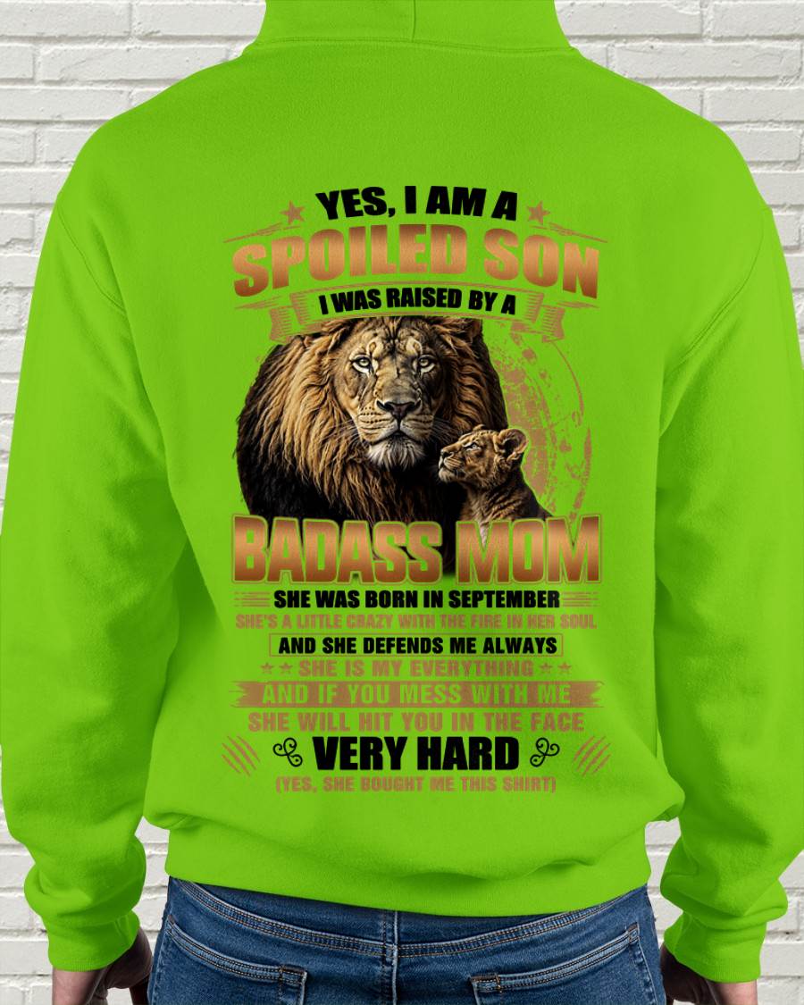 SEPTEMBER MOM GIFT FOR SON SHIRT - FROM MOM - TLEE09 (SKU2605-404-09)