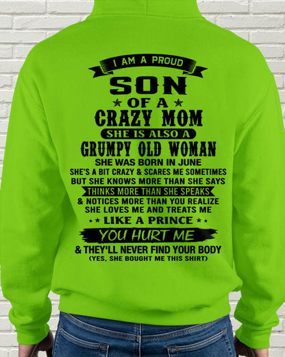 JUNE - MY MOM IS CRAZY BUT SHE LOVES ME - FROM MOM - TLEE06 (SKU2606-354-06)