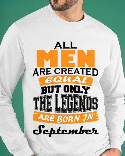 SEPTEMBER BORN – ONLY LEGENDS ARE CREATED - FOR MAN - TLEE09 (SKU2606-281-09)