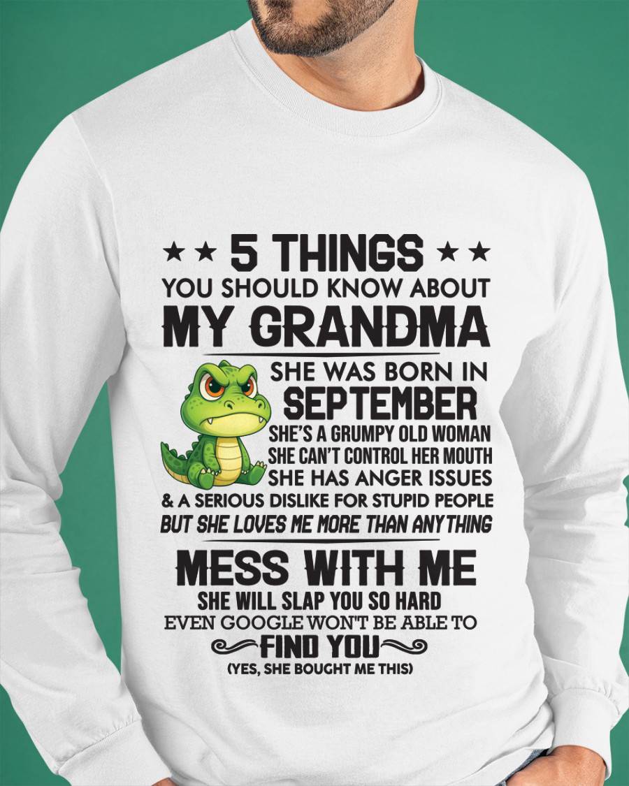 SEPTEMBER GRANDMAS ARE DIFFERENT - FROM GRANDMA - TLEE09 (SKU10-06-09)