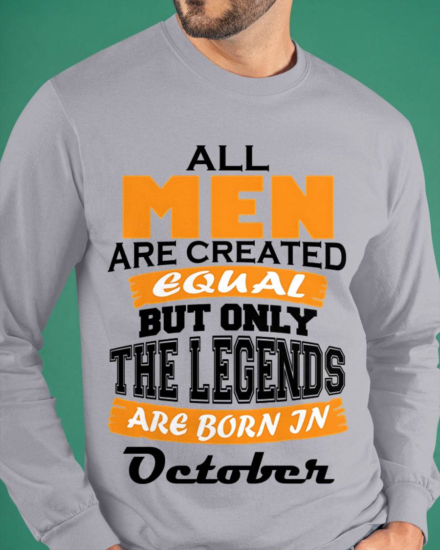 OCTOBER BORN – ONLY LEGENDS ARE CREATED - FOR MAN - TLEE10 (SKU2606-281-10)