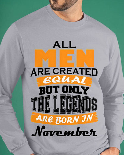 NOVEMBER BORN – ONLY LEGENDS ARE CREATED - FOR MAN - TLEE11 (SKU2606-281-11)
