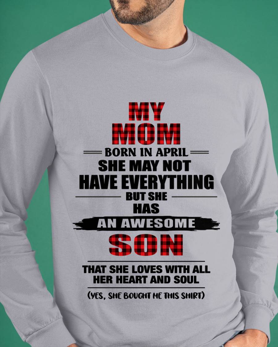 APRIL - A MOTHER'S LOVE, A SON'S PRIDE - FROM MOM - TLEE04 (SKU2606-149-04)