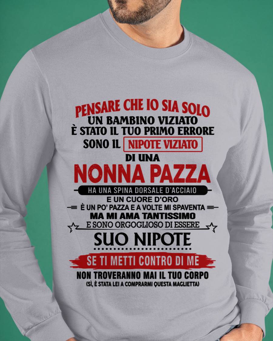 NONNA PAZZA – NIPOTE VIZIATO - DALLA NONNA - TLEE00 (SKU2605-334-00)
