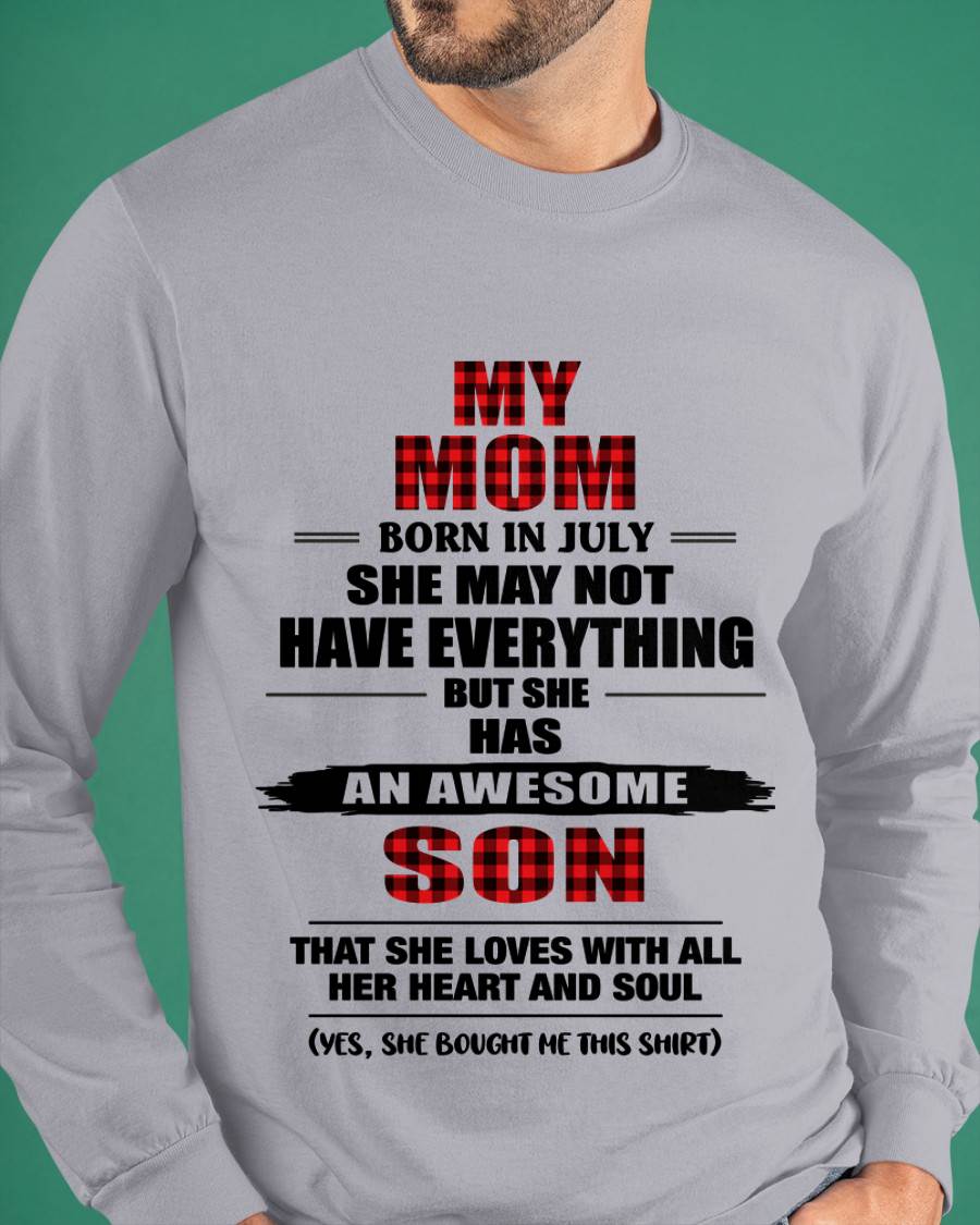JULY - A MOTHER'S LOVE, A SON'S PRIDE - FROM MOM - TLEE07 (SKU2606-149-07)