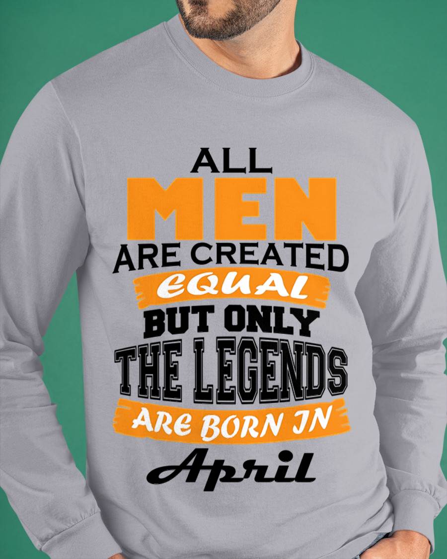 APRIL BORN – ONLY LEGENDS ARE CREATED - FOR MAN - TLEE04 (SKU2606-281-04)