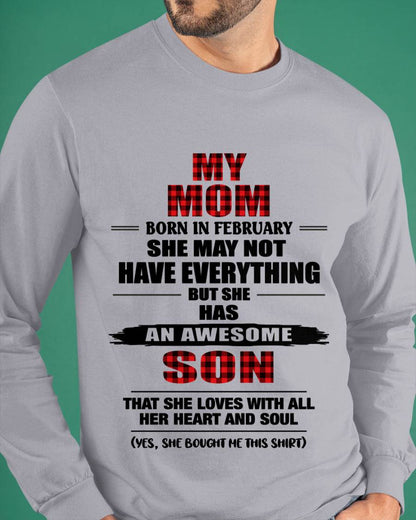 FEBRUARY - A MOTHER'S LOVE, A SON'S PRIDE - FROM MOM - TLEE02 (SKU2606-149-02)