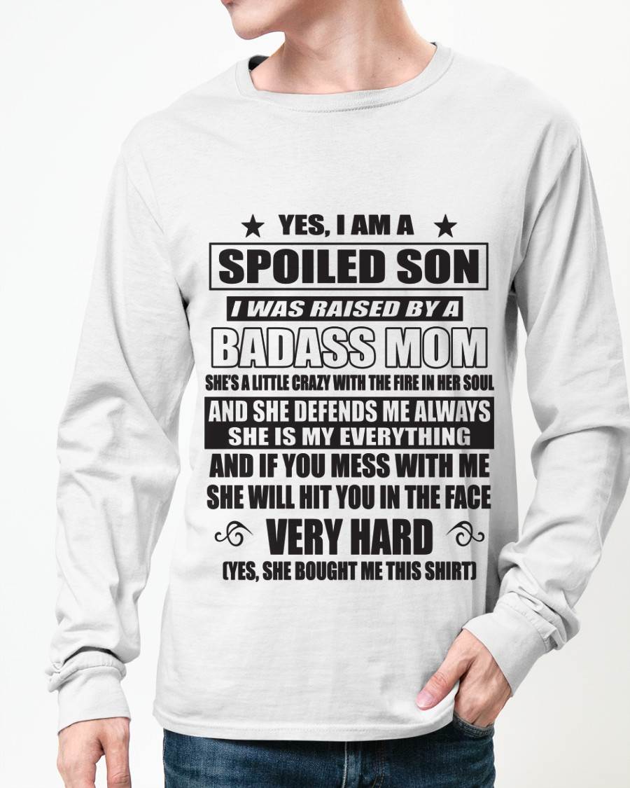 MY MOM RAISED ME WITH LOVE AND ATTITUDE - FROM MOM - TLEE00 (SKU2605-282-00)