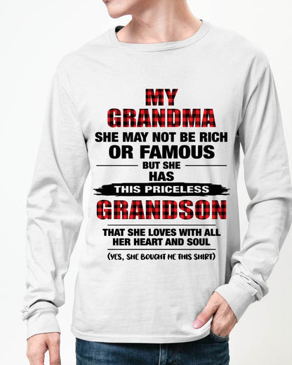GRANDMA LOVES ME – PRICELESS GRANDSON GIFT- FROM GRANDMA - TLEE00 (SKU2604-260-00)