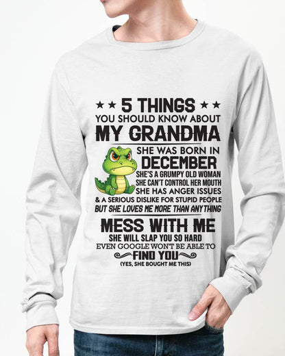DECEMBER GRANDMAS ARE DIFFERENT - FROM GRANDMA - TLEE12 (SKU10-06-12)