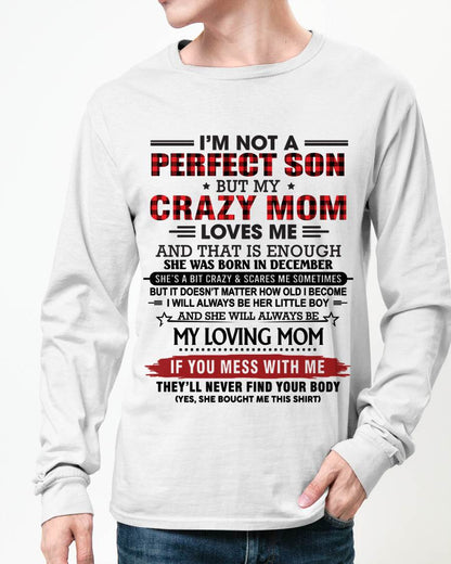 DECEMBER - NO MATTER HOW OLD I GET, I’LL ALWAYS BE MY MOM’S LITTLE BOY - FROM MOM - TLEE12 (SKU2602-59-12)