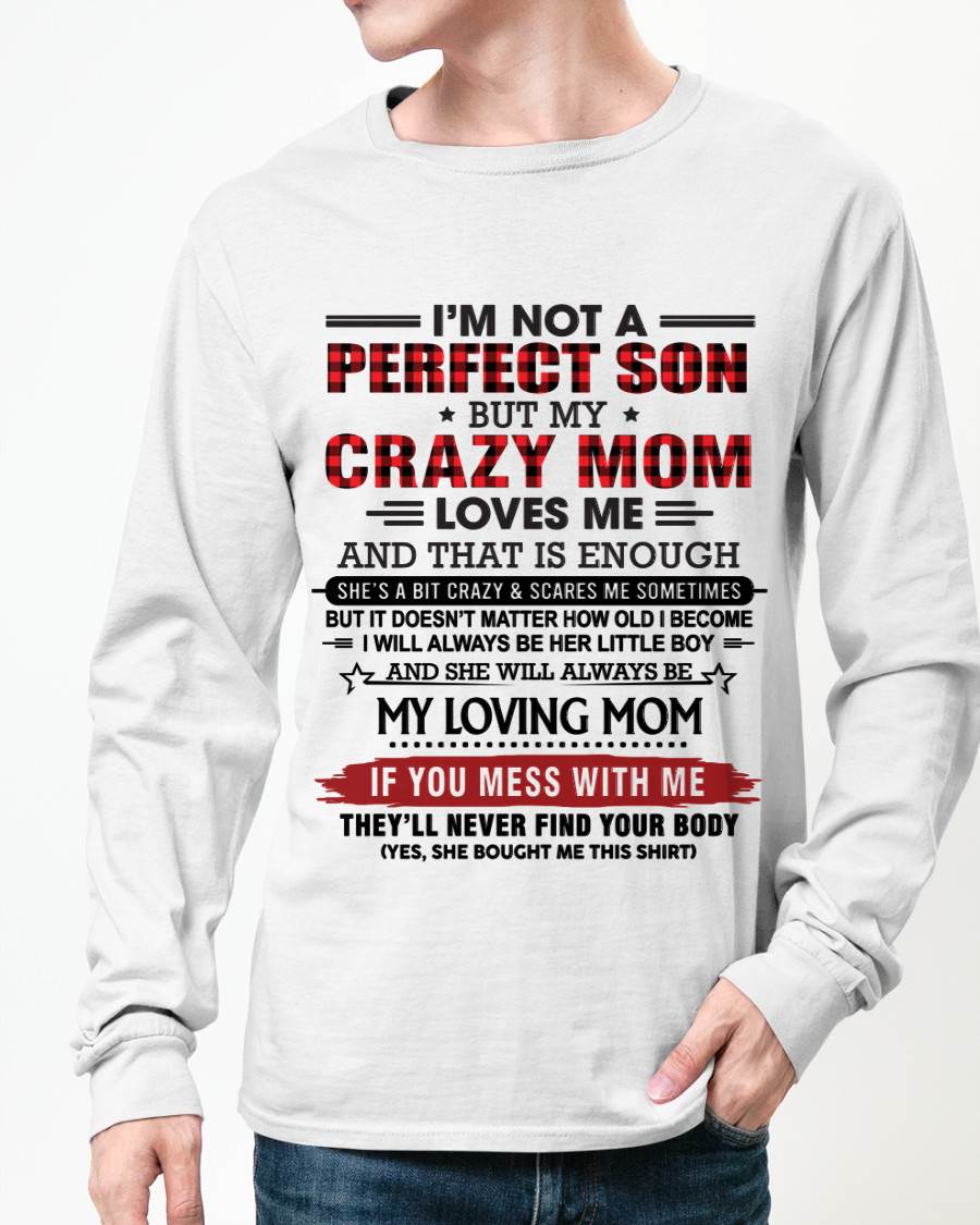 NO MATTER HOW OLD I GET, I’LL ALWAYS BE MY MOM’S LITTLE BOY - FROM MOM - TLEE00 (SKU2602-59-00)