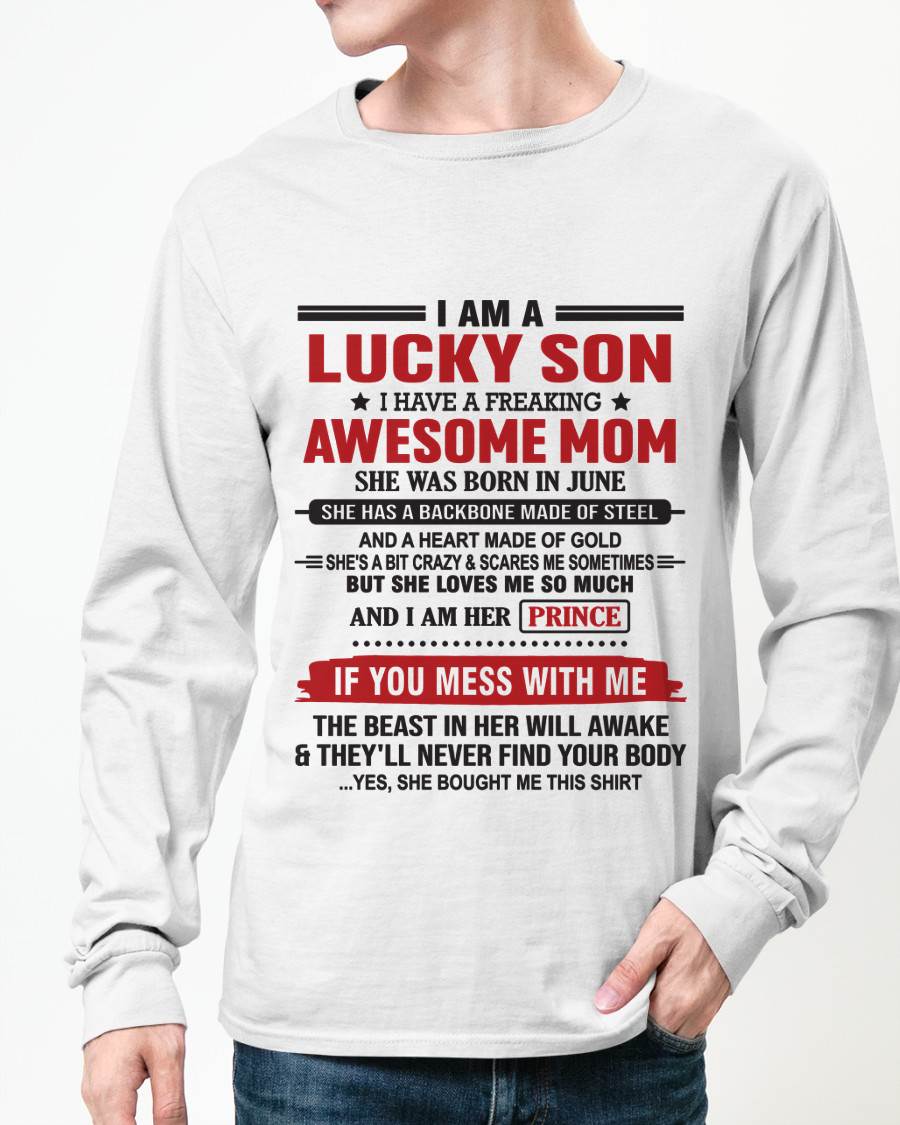 JUNE - LUCKY SON OF A STRONG AND PROTECTIVE MOM - FROM MOM - TLEE06 (SKU2602-97-06)