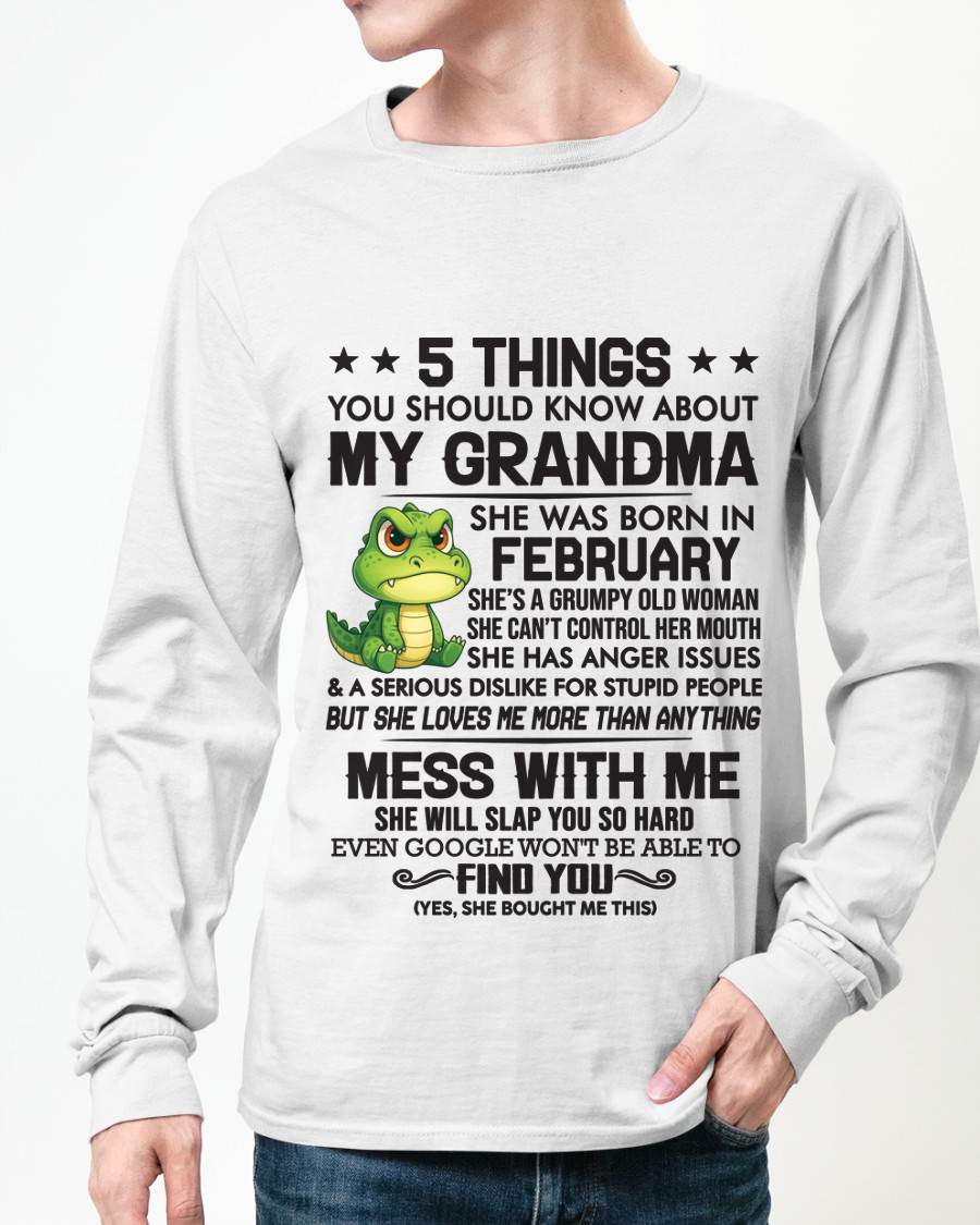 FEBRUARY GRANDMAS ARE DIFFERENT - FROM GRANDMA - TLEE02 (SKU10-06-02)