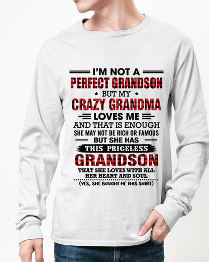 NOT PERFECT, JUST GRANDMA’S FAVORITE GRANDSON - FROM GRANDMA - TLEE00 (SKU2606-362-00)
